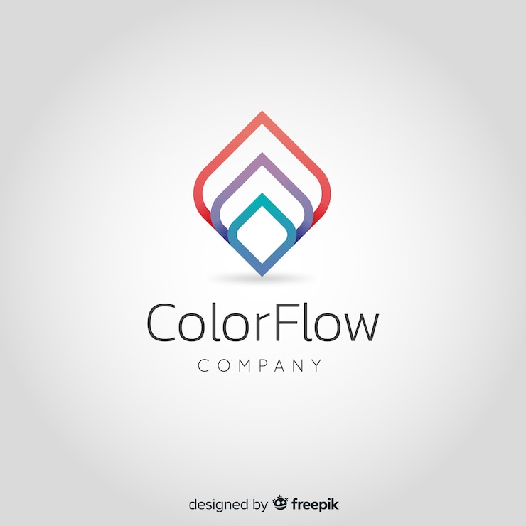 Gratis Vector gradient abstract logo