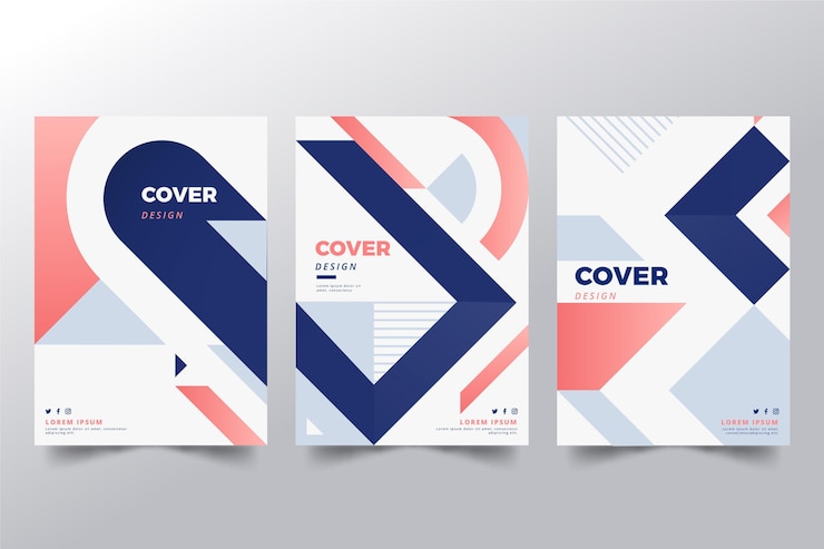 Gratis Vector gradient abstracte vormen dekken collectie