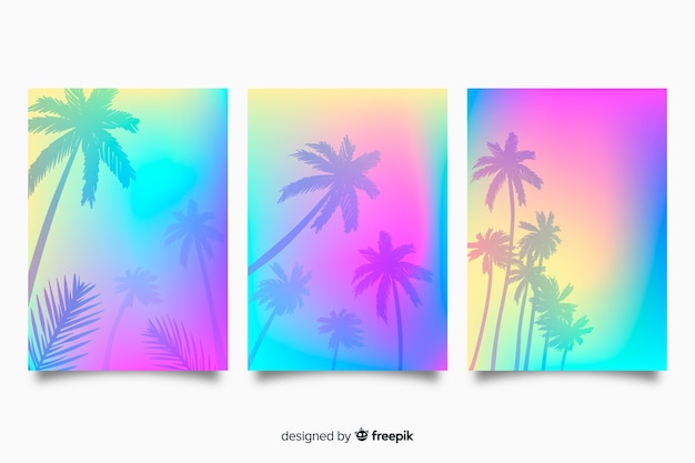 Gradient beach cover-collectie