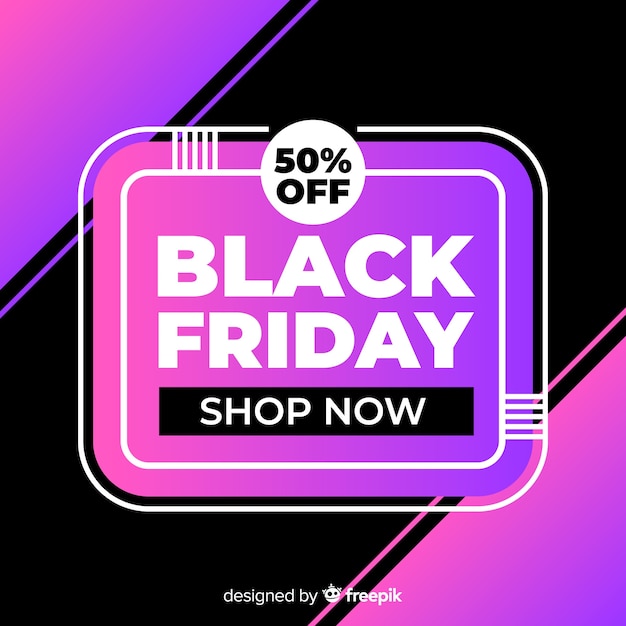 Gradient black friday-aanbieding