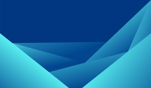 Gratis vector gradiënt blauwe achtergrond modern geometrisch ontwerp