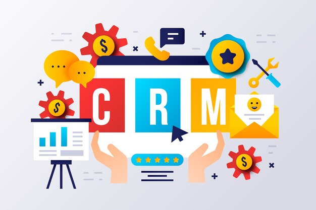 Gradiënt crm afbeelding