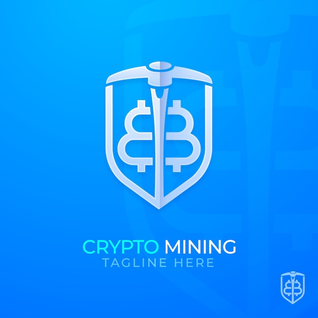Gradiënt crypto mining-logo