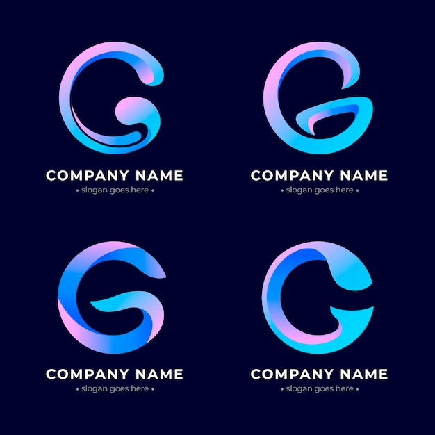 Gradient g-brieflogo-collectie