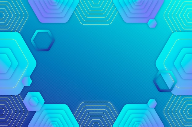 Gratis vector gradiënt geometrische achtergrond