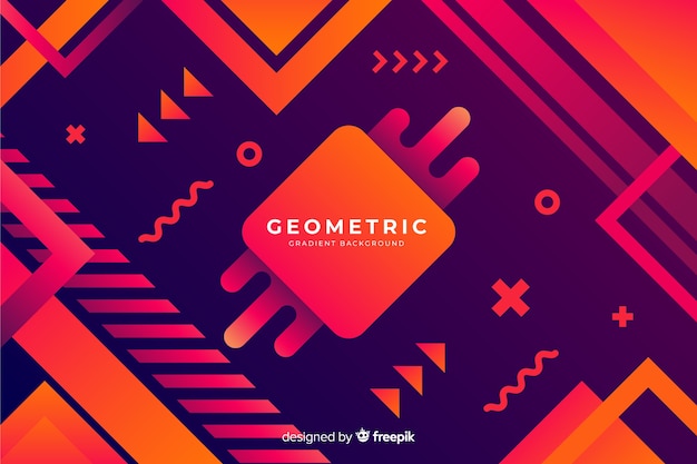 Gradiënt geometrische achtergrond