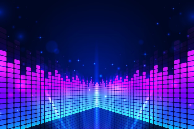 Gratis vector gradiënt karaoke achtergrond