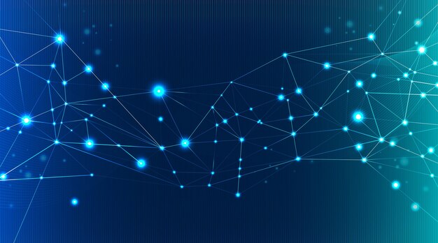 Gradient netwerkverbinding achtergrond