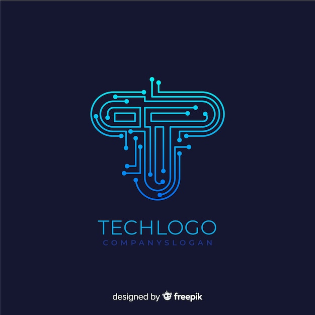 Gradient technologie-logo