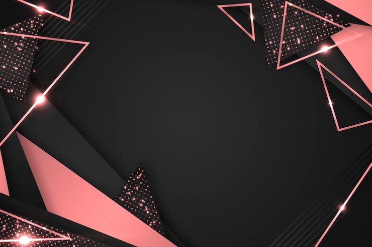 Gratis Vector gradiënt zwarte en roze gouden achtergrond