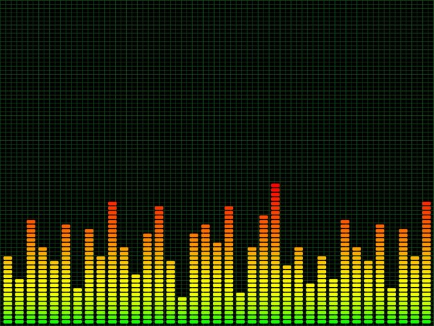 Grafische equalizer achtergrond