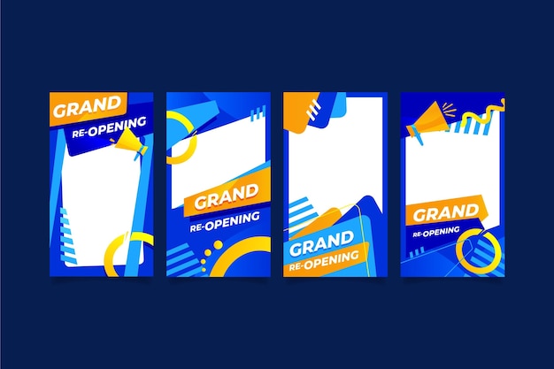 Grand heropening instagram verhalen