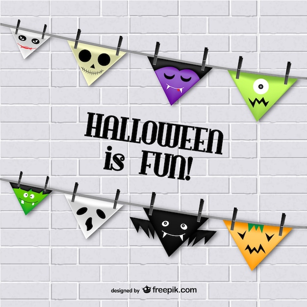 Gratis vector grappig halloween gors