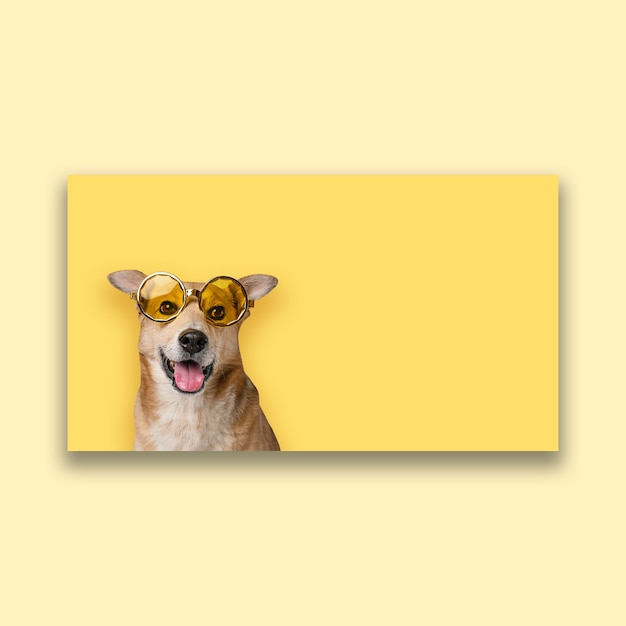 Grappige dierengezicht zoom achtergrond
