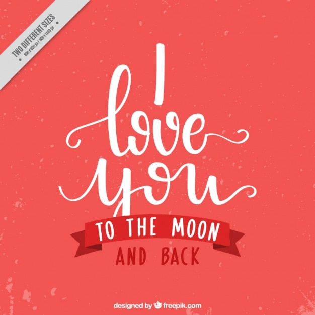 Gratis vector grappige liefde quote in vintage stijl