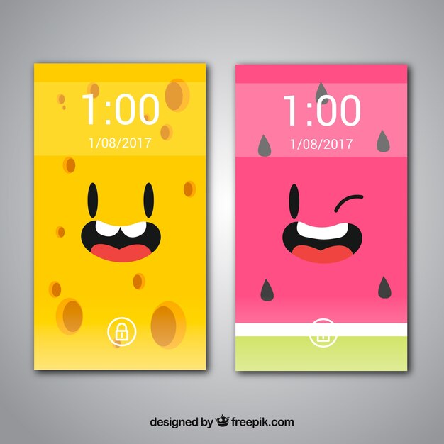 Grappige wallpapers van kaas en watermeloen mobiel