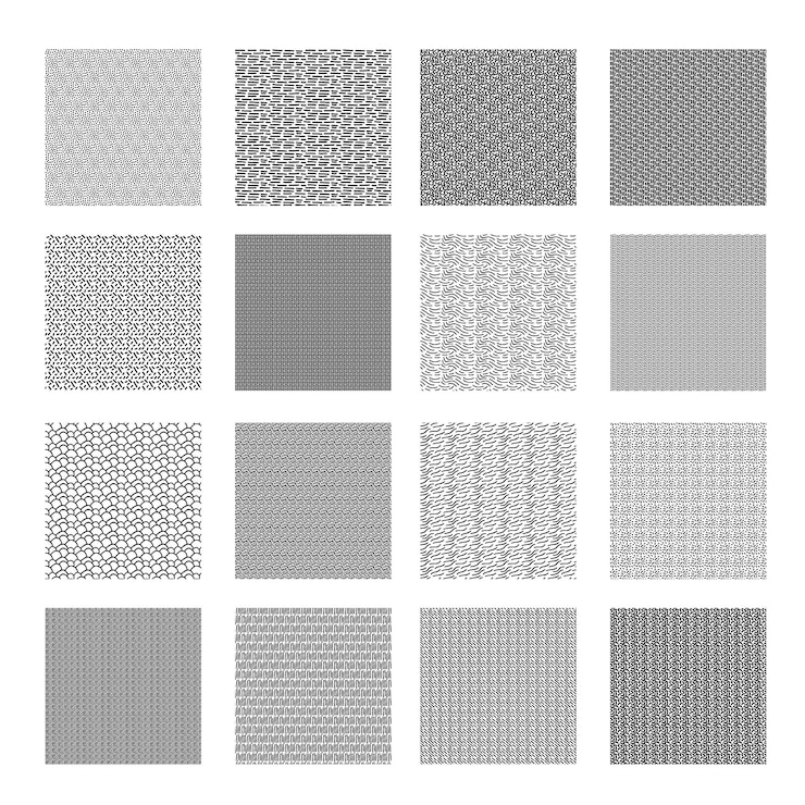 Gratis Vector gravure hand getrokken patrooncollectie