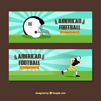 Great american football banners
