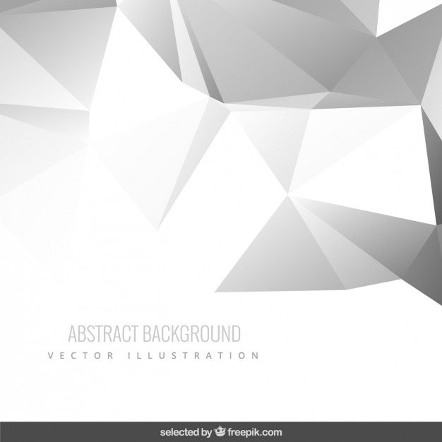 Gratis vector grey veelhoekige achtergrond