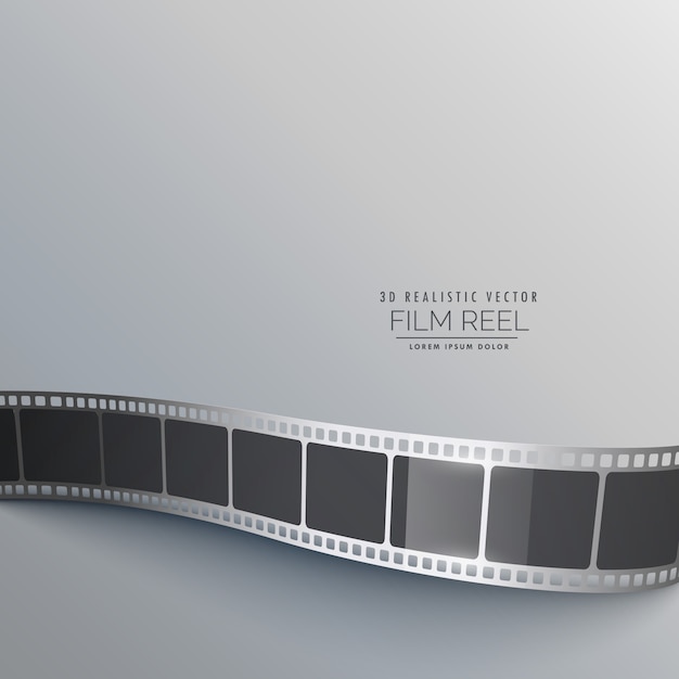 grijze achtergrond met film strip