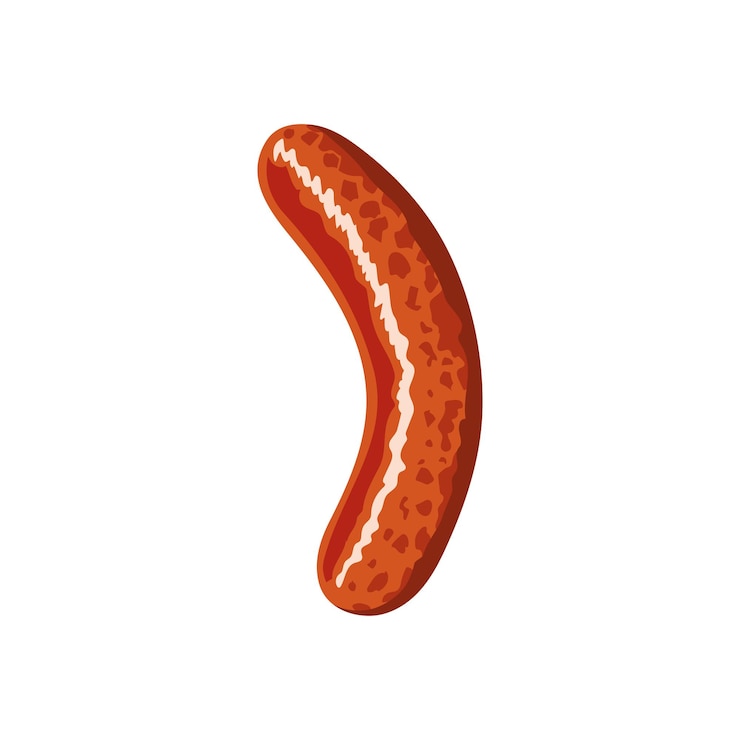 Gratis Vector grill worst pictogram geïsoleerd ontwerp