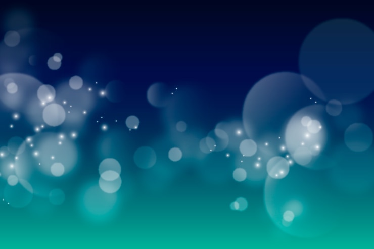 Gratis Vector groen bokeh behang met fonkelingen