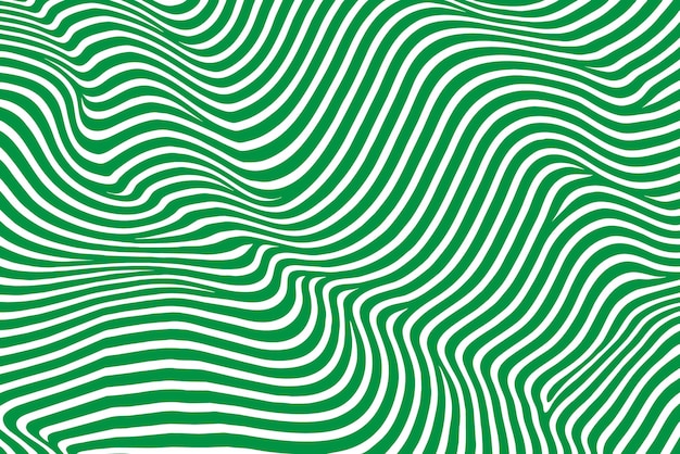 Gratis vector groen dampgolf esthetisch patroon