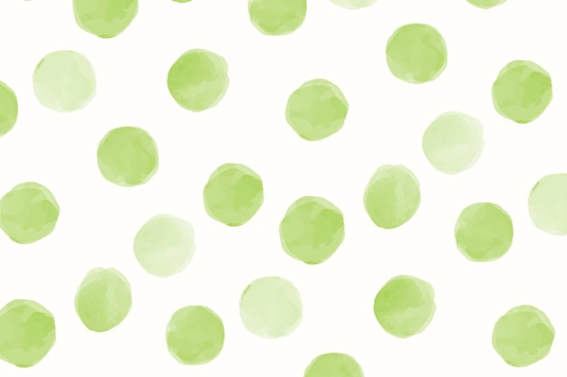 Gratis vector groen rond naadloos patroonbehang