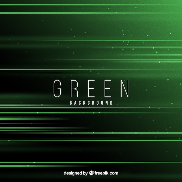 Gratis vector groene achtergrond met elegant ontwerp