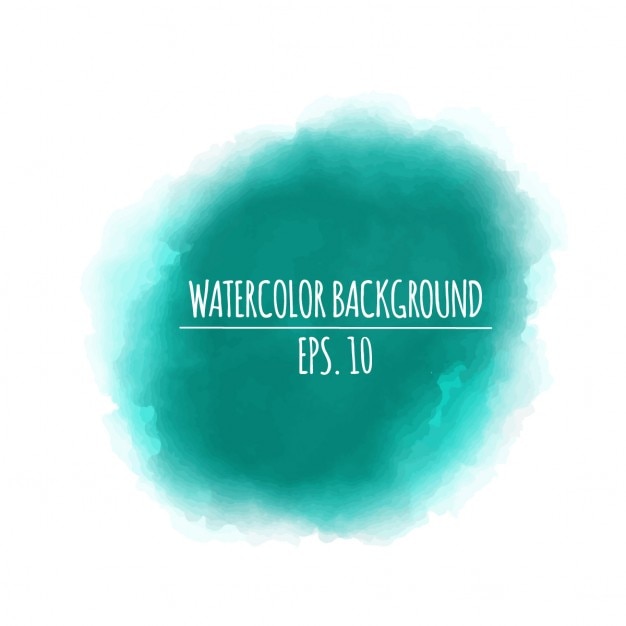 Gratis vector groene aquarel achtergrond