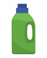 Gratis vector groene fles reinigingsproduct icoon