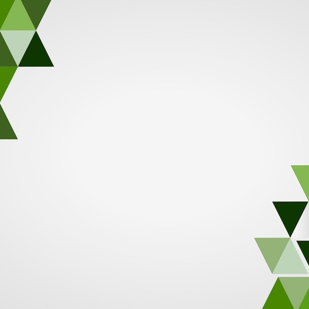 Groene geometrische frame vector