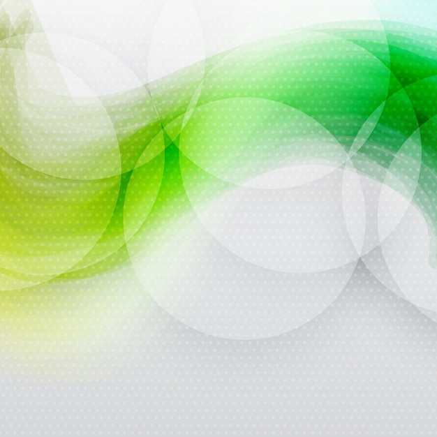 Gratis vector groene golven abstracte achtergrond.