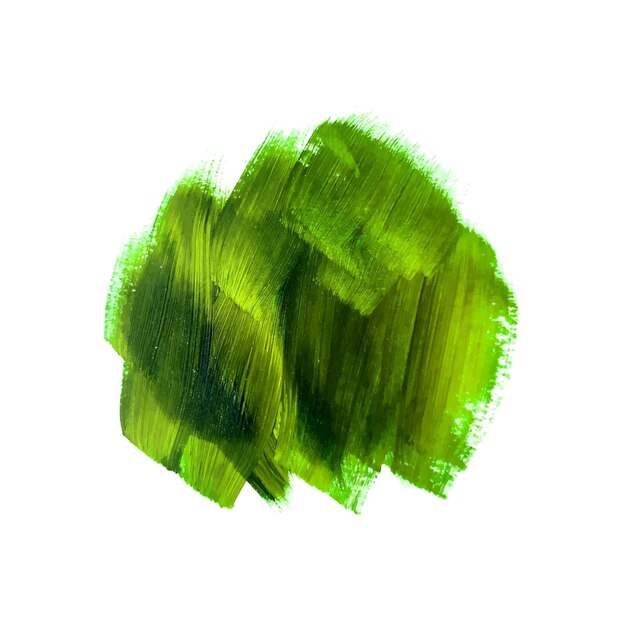 Gratis vector groene kleur penseelstreek aquarel ontwerp achtergrond