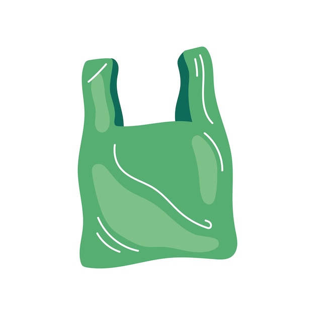 Gratis vector groene milieuvriendelijke tas