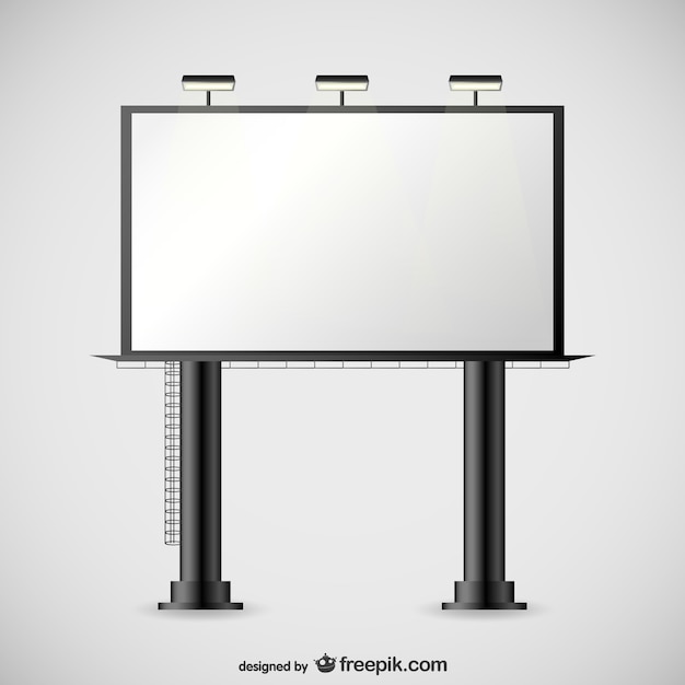 Gratis vector groot billboard vector