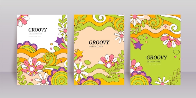 Groovy psychedelische covers