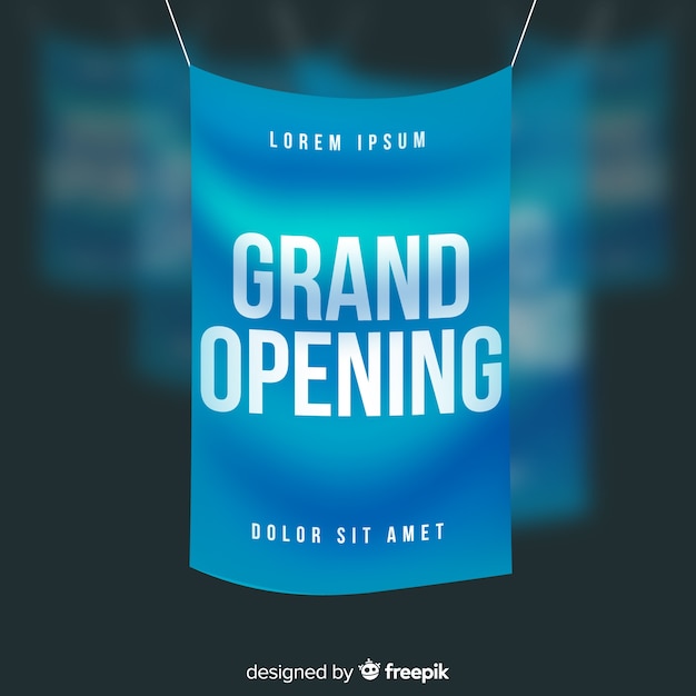 Gratis vector grote opening