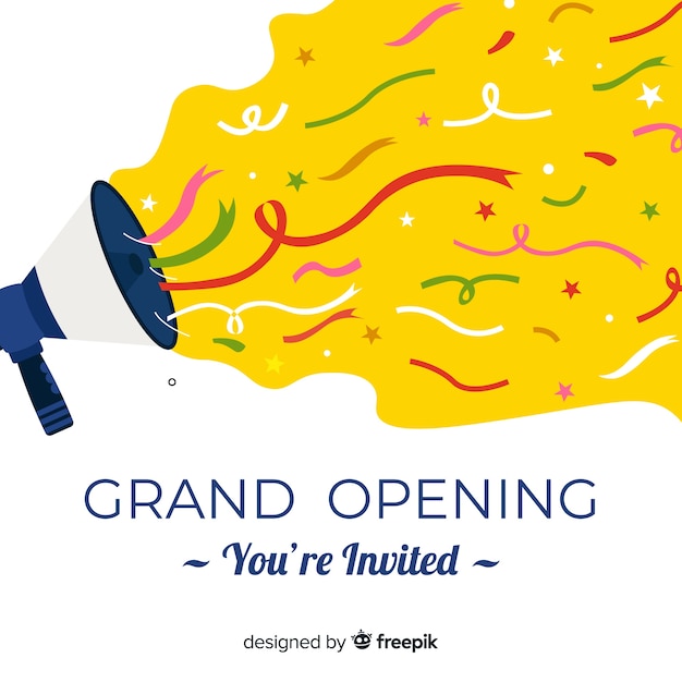 Gratis vector grote opening