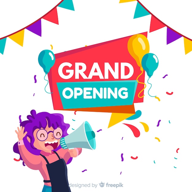 Gratis vector grote opening