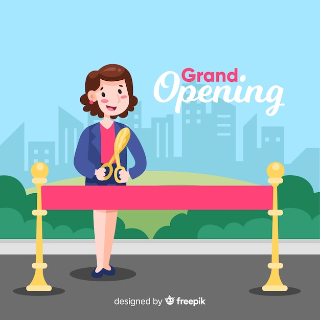 Gratis vector grote opening