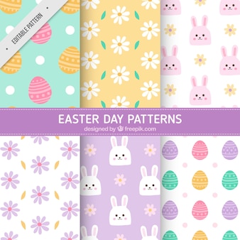 Download Grote pak van decoratieve patronen voor pasen dag | Gratis ...