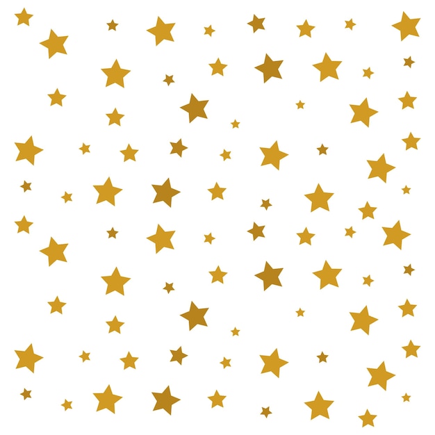 Gratis vector grunge stijl achtergrond met gouden sterren