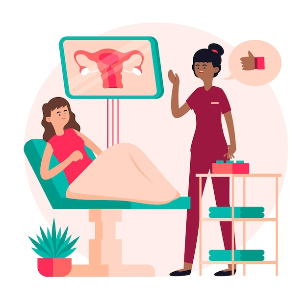 Gynaecologie overleg illustratie