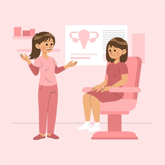 Gynaecologie overleg illustratie