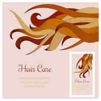 Gratis vector haarverzorging