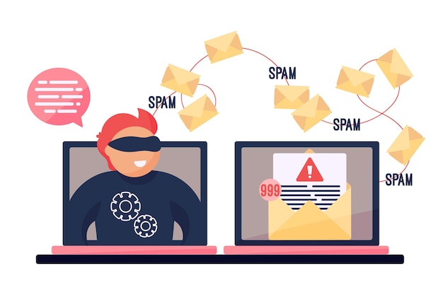 Hacker activiteit concept