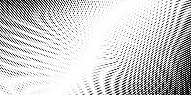 Halftone achtergrond abstracte zwarte en witte stippen vorm