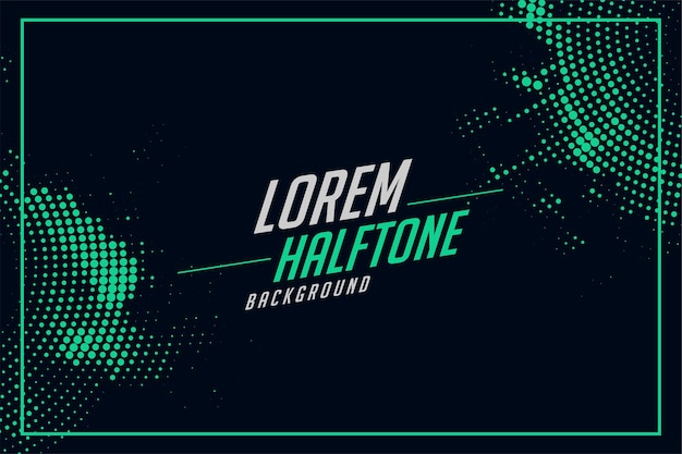 Gratis vector halftone achtergrond in turquoise kleur