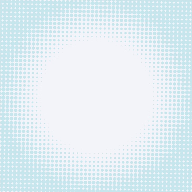 Gratis vector halftone achtergrond met ronde vorm